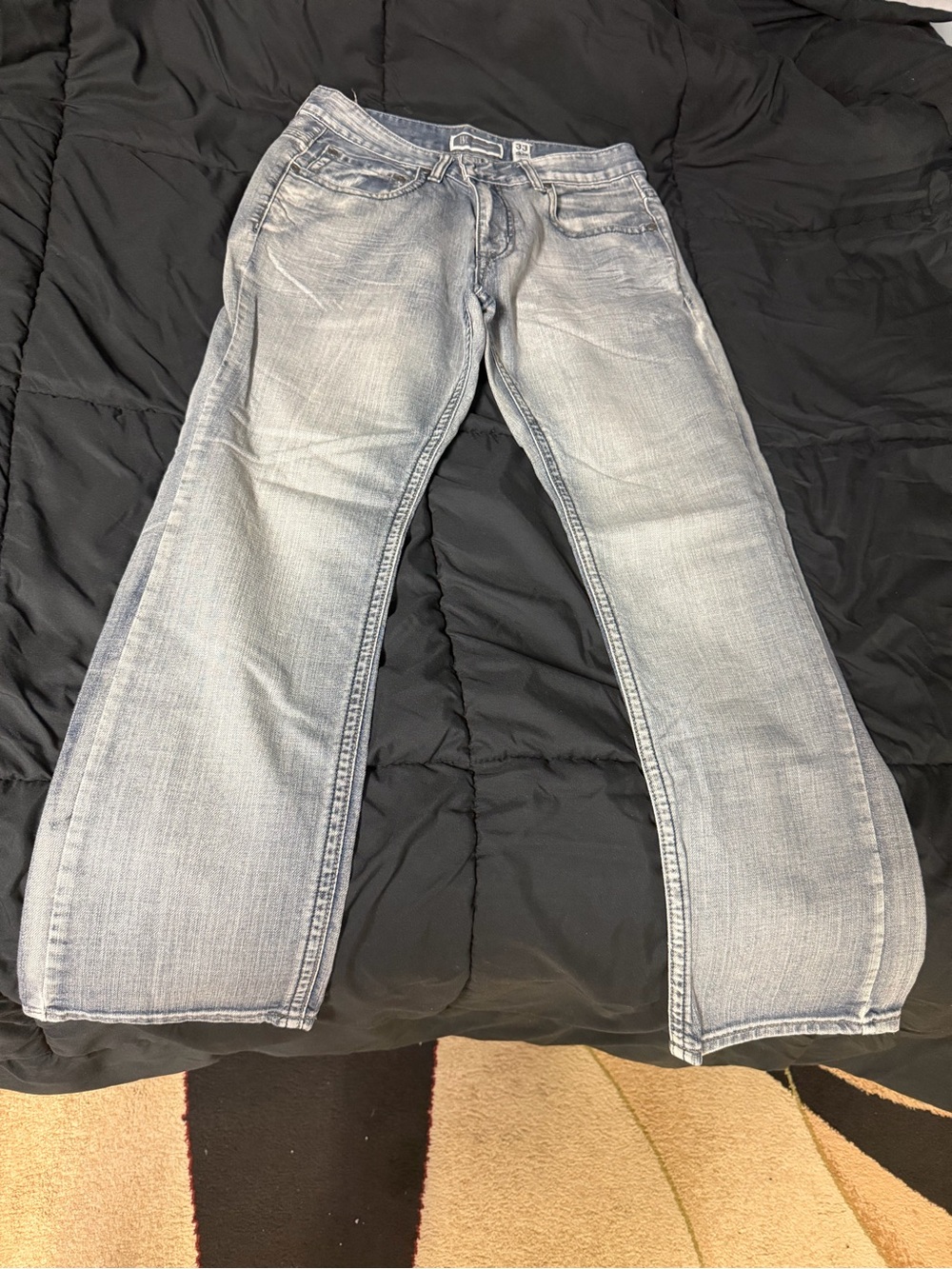 INC International Concepts Gray Slim Straight Jeans